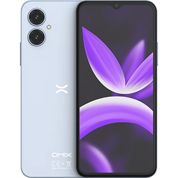 Omix Omix X5 4GB/128GB Mavi Cep Telefonu