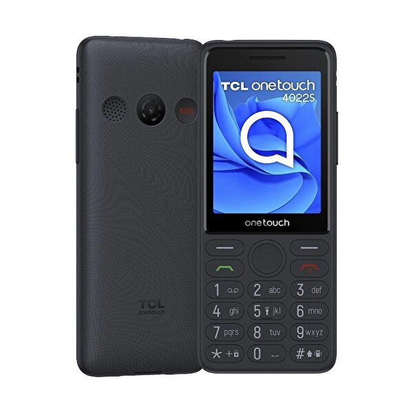 TCL TCL Onetouch 4022S 18 MB Siyah Tuşlu Telefon (TCL Türkiye Garantili)
