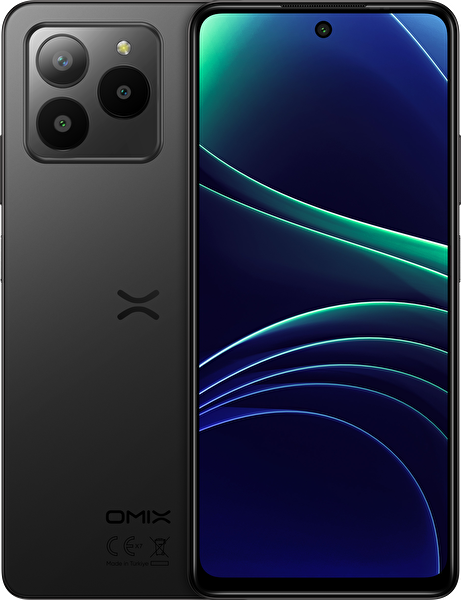 Omix Omix X7 128 GB 8 GB RAM 8 GB VRAM Siyah Cep Telefonu (Resmi Distribütör Garantili)