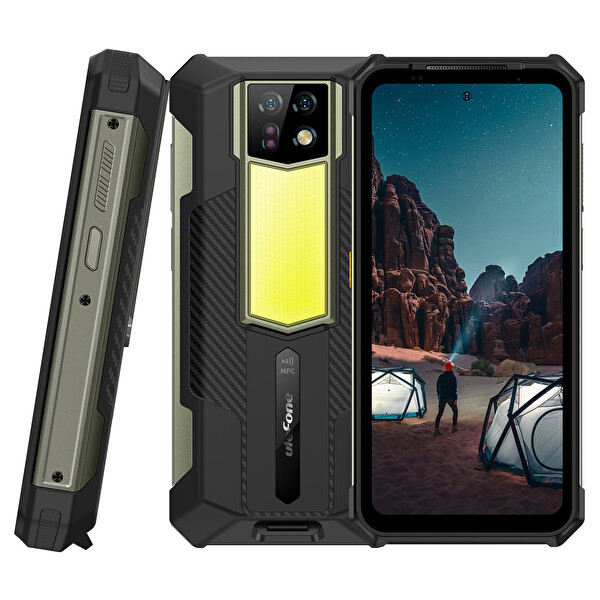 Ulefone Armor 24 Android 14 22000 mAh Mega Batarya Kamp Işığı 12 GB RAM + 256 GB 6.78