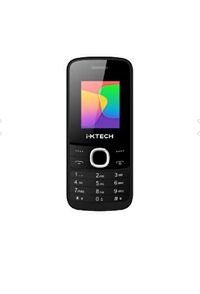 İxtech IX-030 Çift Sim Kartlı Dijital Siyah Tuşlu Cep Telefonu