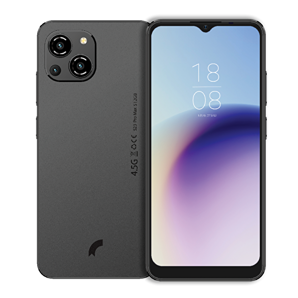 Reeder S23 Pro Max 6 GB 128 GB Siyah Cep Telefonu (Resmi Distribütör Garantili)