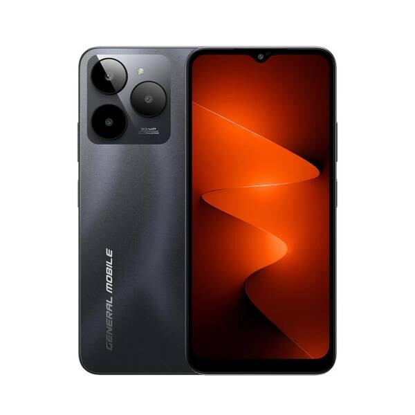 General Mobile Era 30 4 GB RAM 128 GB Siyah Cep Telefonu (General Mobile Türkiye Garantili)