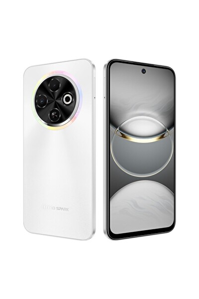 Tecno Spark 30C 4 GB RAM 128 GB Beyaz Cep Telefonu (Tecno Türkiye Garantili)