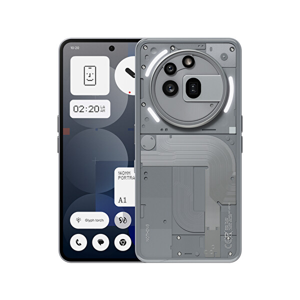 Nothing Phone 3A Pro 12 GB RAM 256 GB Gri Cep Telefonu (Nothing Türkiye Garantili)