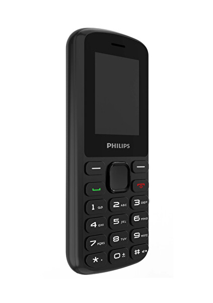 Philips Xenium E2101P Çift Sim Kart Tuşlu Telefon Siyah