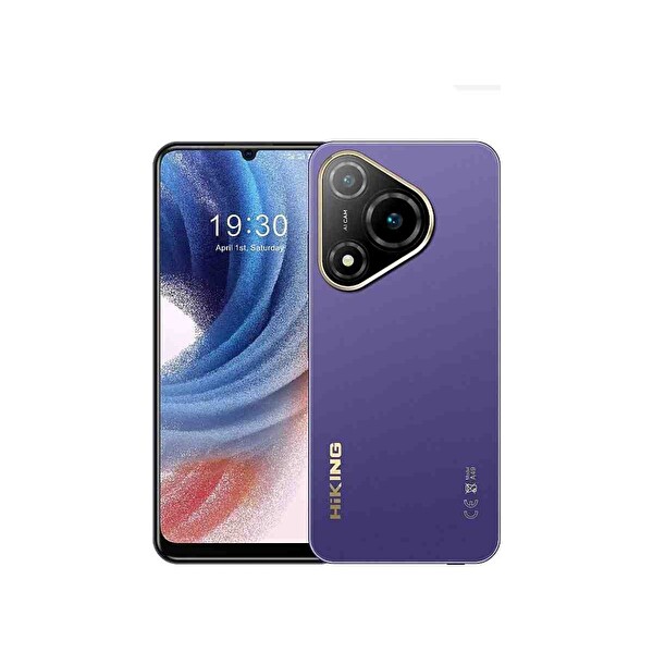 Hiking A49 128 GB 4 GB RAM Mor Cep Telefonu (Resmi Distribütör Garantili)