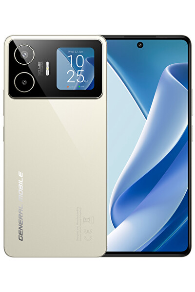 General Mobile GM 26 Pro 5G 20 GB RAM (12+8) 256 GB Altın Cep Telefonu (Resmi Distribütör Garantili)