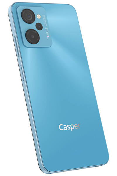 Casper Via M45 126GB 6GB+6GB VRAM Android Cep Telefonu Gökyüzü Mavisi (2 Yıl Türkiye Garantili)