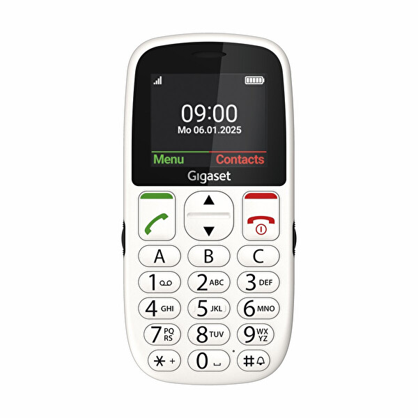 Gigaset GL395 Beyaz Tuşlu Telefon (Resmi Distribütör Garantili)