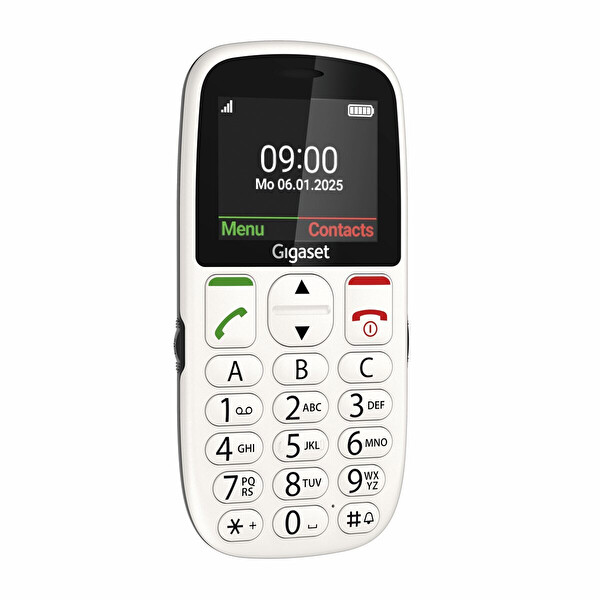 Gigaset GL395 Beyaz Tuşlu Telefon (Resmi Distribütör Garantili)