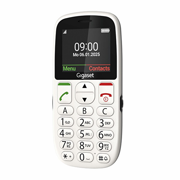 Gigaset GL395 Beyaz Tuşlu Telefon (Resmi Distribütör Garantili)