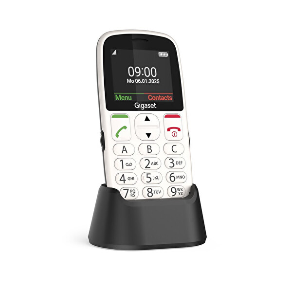 Gigaset GL395 Beyaz Tuşlu Telefon (Resmi Distribütör Garantili)