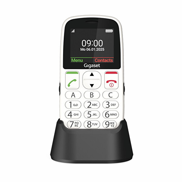 Gigaset GL395 Beyaz Tuşlu Telefon (Resmi Distribütör Garantili)