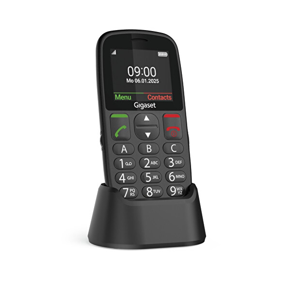Gigaset GL395 Siyah Tuşlu Telefon (Resmi Distribütör Garantili)