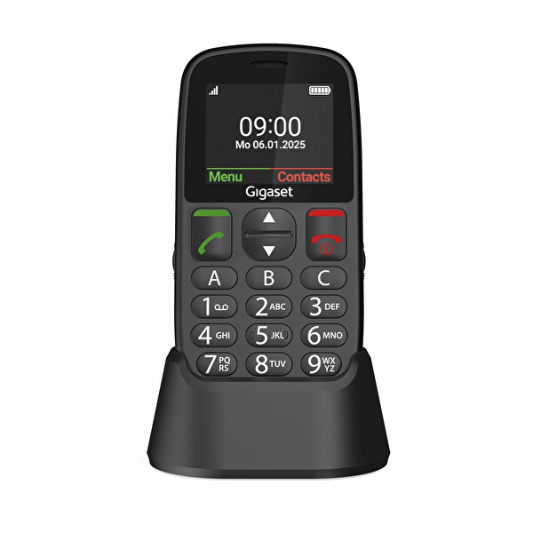 Gigaset GL395 Siyah Tuşlu Telefon (Resmi Distribütör Garantili)