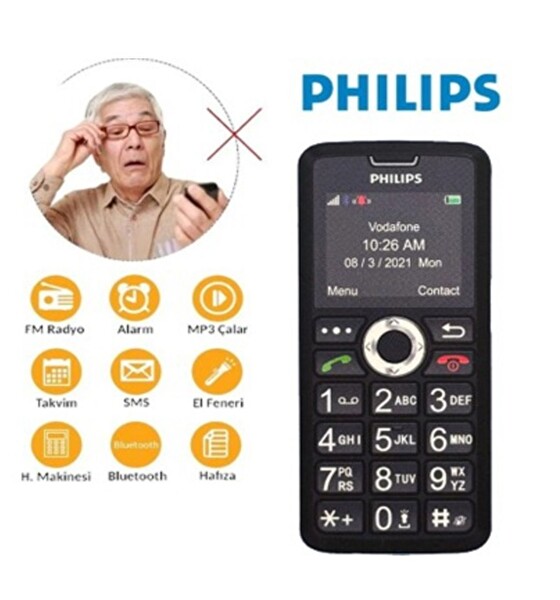 Philips CT S220 Tuşlu Cep Telefonu