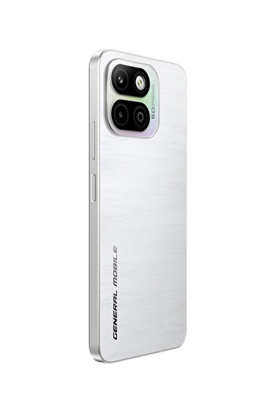 General Mobile 26 One 5G 18 GB (6+12) RAM 128 GB İnci Beyazı Cep Telefonu (General Mobile Garantili)