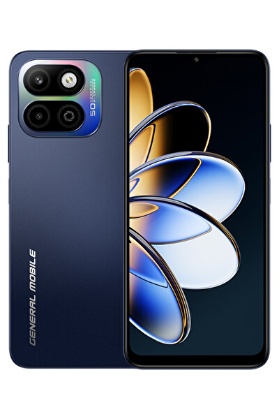 General Mobile 26 One 5G 18 GB (6+12) RAM 128 GB Gece Mavisi Cep Telefonu (General Mobile Garantili)