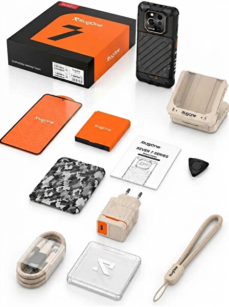 Welio RugOne Xever 7 5G 512 GB 12 GB RAM Siyah Cep Telefonu