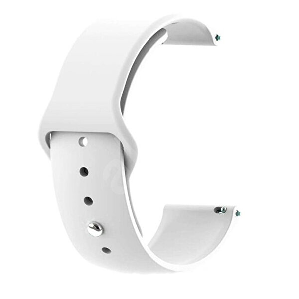 Gpack Huawei Watch 3 Elite Klasik Silikon KRD 11 Beyaz Kordon