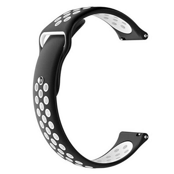 Gpack Ferrucci Smart Watch FC191594 Delikli Çift Renk Silikon Gri Kordon