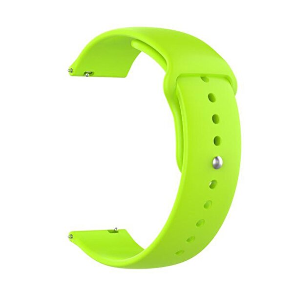 Gpack Oppo Watch 41 MM Mat Düz Renkli Silikon Yeşil Kordon