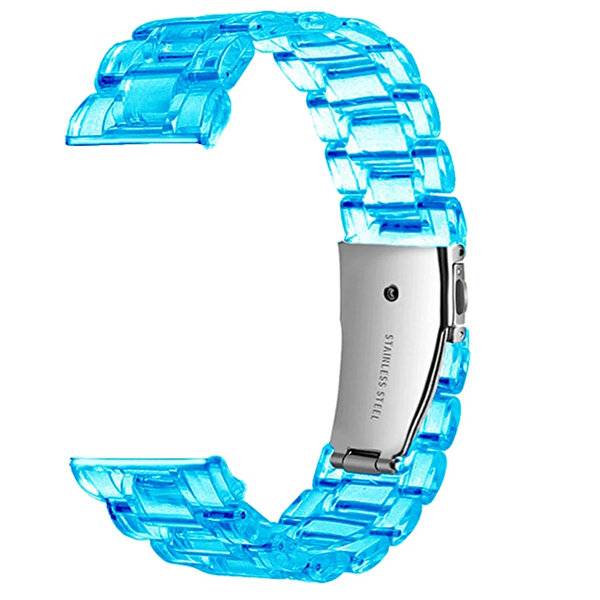 Gpack Huawei Watch 3 Classic Transparan Renkli KRD 27 Mavi Kordon