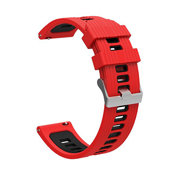 Inteya Hiwatch Delikli Çift Renk Şık Tasarım KRD 55 Kırmızı Kordon
