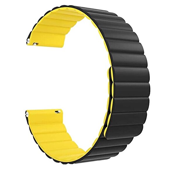 Gpack Haylou RS4 Plus Solo Loop Mıknatıslı Ayarlanır KRD 52 Sarı Kordon