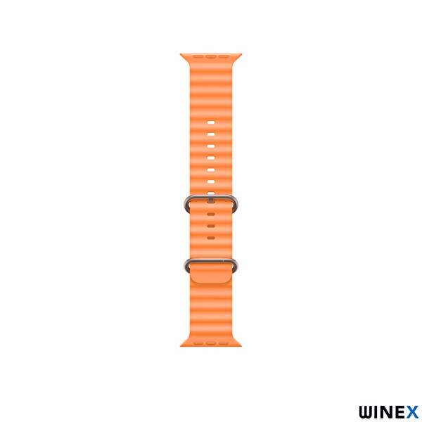 Winex Watch 8 Ultra Max Android iOS HarmonyOs Uyumlu Çift Kordonlu Akıllı Saat Turuncu