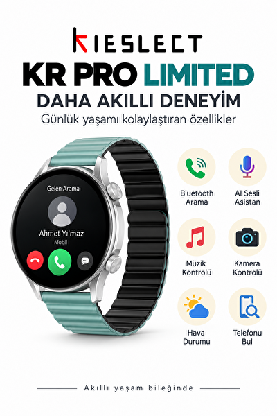 Kieslect KR Pro Limited Amoled Ekran Akıllı Saat