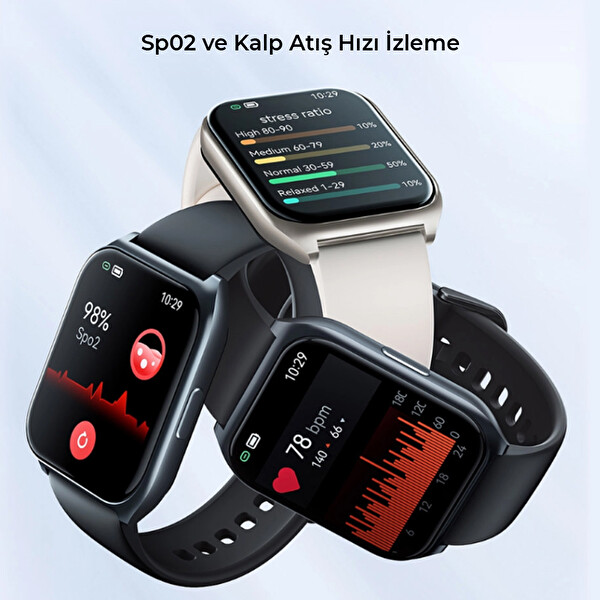 Haylou Watch 2 Pro 10 Güne Varan Pil Gücü 100 Spor Modu Lacivert Akıllı Saat