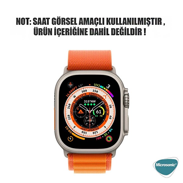 Microsonic Apple Watch Se 40mm Kordon Alpine Loop Turuncu