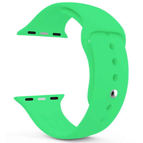 Microsonic Apple Watch 42mm Silikon Kordon Yeşil