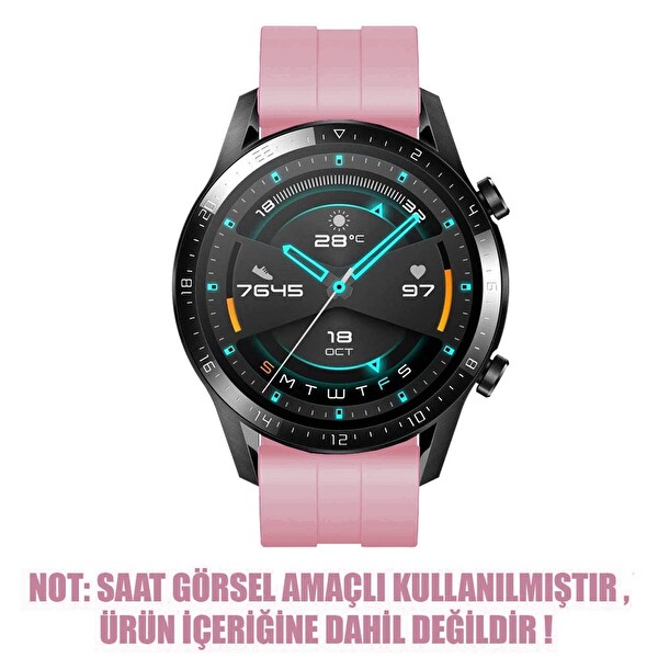 Microsonic Garmin Forerunner 158 Kordon, Silicone Rapidbands Rose Gold