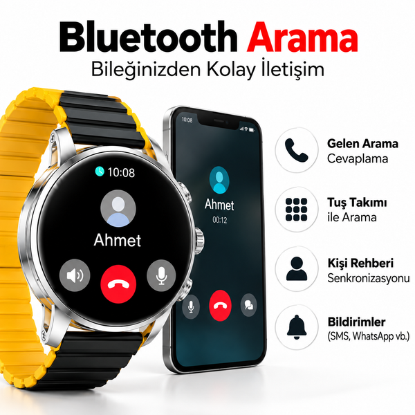 Kieslect Kr2 Stainless Steel Akıllı Saat