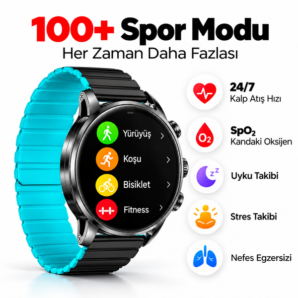 Kieslect Kr2 Siyah Akıllı Saat