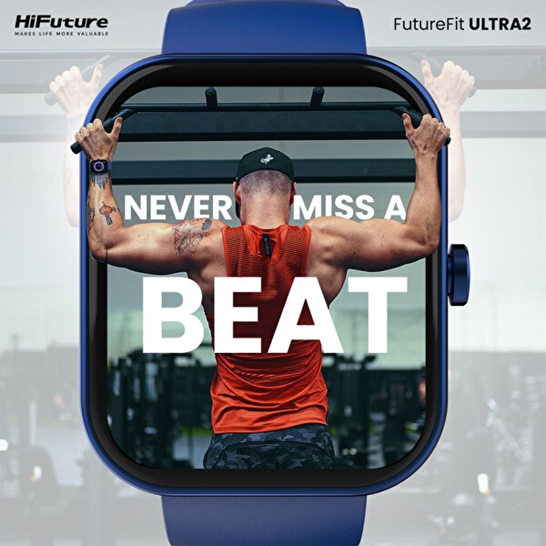 HiFuture FutureFit Ultra 2 Sesli Görüşme Özellikli 47MM Mavi Akıllı Saat