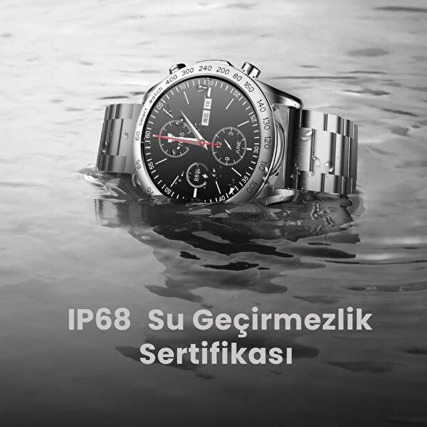 HiFuture FutureGo Pro 34MM IP68 Suya Dayanıklı Gri Akıllı Saat