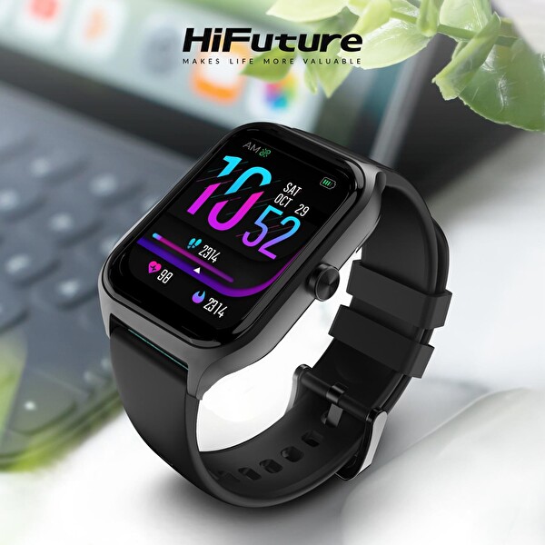 HiFuture Ultra 2 Pro Sesli Görüşme Özellikli 45 MM Siyah Akıllı Saat
