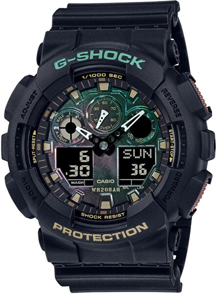 Casio GA-100RC-1ADR G-Shock Erkek Kol Saati