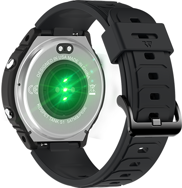 Kospet Tank S1 Siyah Akıllı Saat