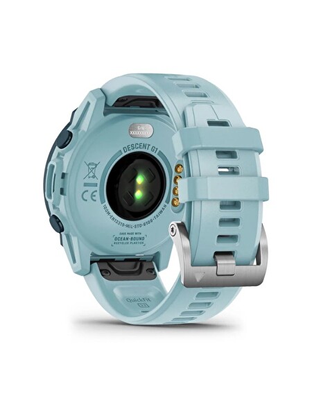 Garmin Descent G1 Solar Ocean Edition 45.5 MM Turkuaz Dalış Saati