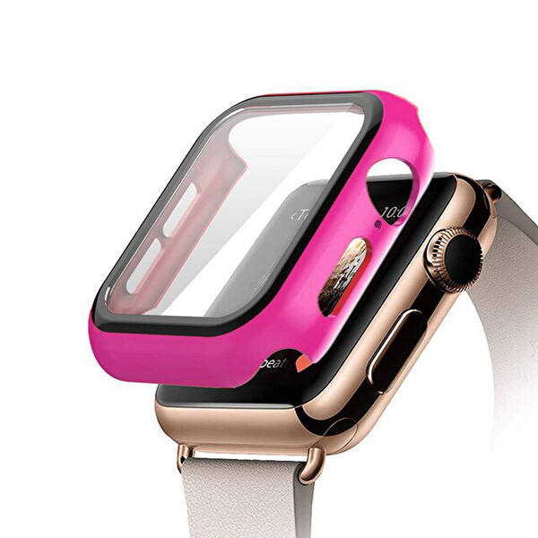 Yeşil 360 Derece Ekran Koruyucusu Apple Watch Ile Uyumlu 42-44-45mm 4/5/6 Serisi