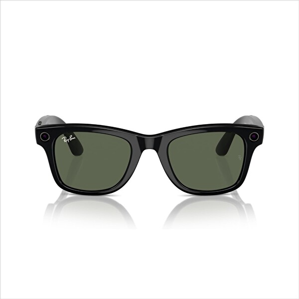 Ray-Ban Meta Wayfarer RW4006 S50 (Gen1) Parlak Siyah G15 Yeşil Akıllı Gözlük