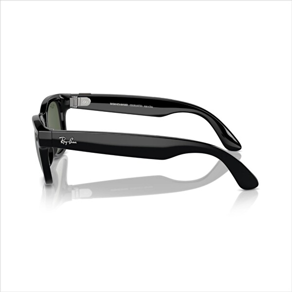 Ray-Ban Meta Wayfarer RW4006 S50 (Gen1) Parlak Siyah G15 Yeşil Akıllı Gözlük