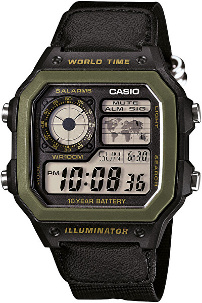 Casio AE-1200WHB-1BVDF Erkek Dijital Kare Kol Saati