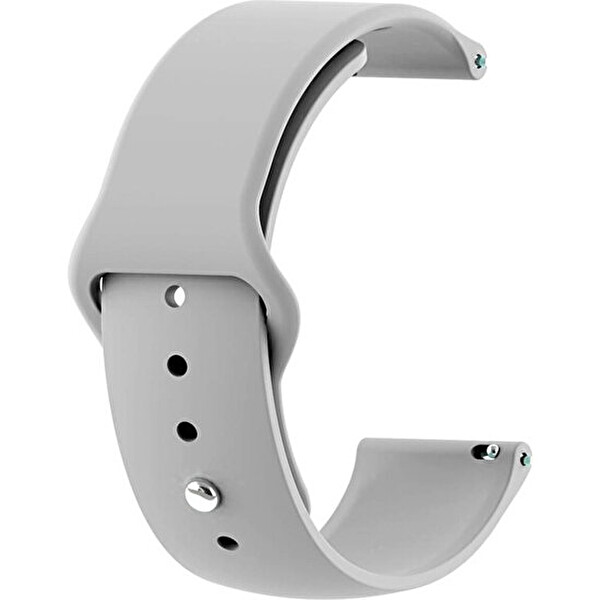 Samsung Galaxy Watch 6 40mm Kordon Mat Klasik Silikon Krd 11 Gri