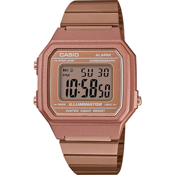 Casio B650WC-5ADF Retro Rose Gold Dijital Kol Saati